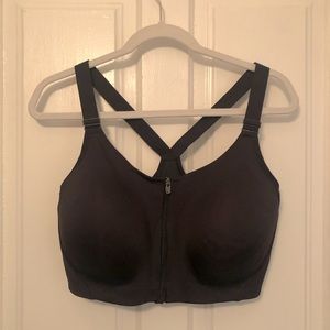 Zip Up Sports Bra